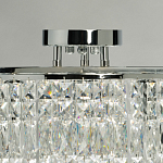 Потолочный светильник круглый с прозрачными подвесками Lunet варинант исполнения - 17 | Loft Concept в Барнауле