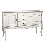 Консоль белая из массива бука с ящиками в стиле прованс White Provence варинант исполнения - 2 | Loft Concept в Барнауле