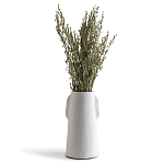 Ваза Serené Ceramic Vase Белая варинант исполнения - 3 | Loft Concept в Барнауле