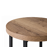 Стол журнальный круглый в стиле лофт Urban Style Space варинант исполнения - 2 | Loft Concept в Барнауле