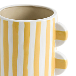 Ваза из фаянса Brighter than the Stars жёлтая полоска варинант исполнения - 2 | Loft Concept в Барнауле