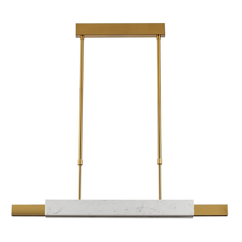 Подвесной светильник BERT FRANK белый Золотой Белый Мрамор Bianco в Барнауле | Loft Concept 