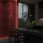 Гипсовая 3D панель с принтографией PM-40 варинант исполнения - 1 | Loft Concept в Барнауле