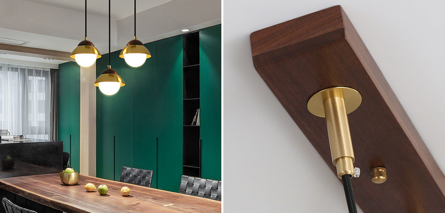 Линейный светильник Roch Linear Pendant Wooden Eco Light Линейный светильник Roch Linear Pendant Wooden Eco Light - Loft-Concept в Барнауле