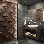 Гипсовая 3D панель с принтографией PM-22 варинант исполнения - 2 | Loft Concept в Барнауле