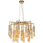 Люстра со стеклянными цилиндрическими плафонами Luminous Cylinders Amber варинант исполнения - 5 | Loft Concept в Барнауле