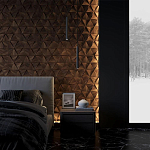 Гипсовая 3D панель с принтографией PM-50 варинант исполнения - 3 | Loft Concept в Барнауле