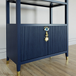 Стеллаж со стеклянными полками Elsa Dreams Blue варинант исполнения - 2 | Loft Concept в Барнауле