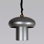 Подвесной светильник с серым металлическим плафоном Capability варинант исполнения - 1 | Loft Concept в Барнауле