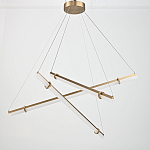 Светодиодная люстра Trumpet Tube Brass 107 варинант исполнения - 4 | Loft Concept в Барнауле