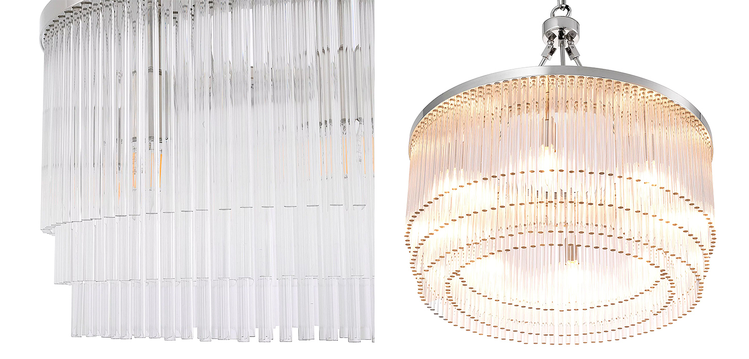 Люстра Eichholtz Chandelier Hector S Nickel Люстра Eichholtz Chandelier Hector S Nickel - Loft-Concept в Барнауле