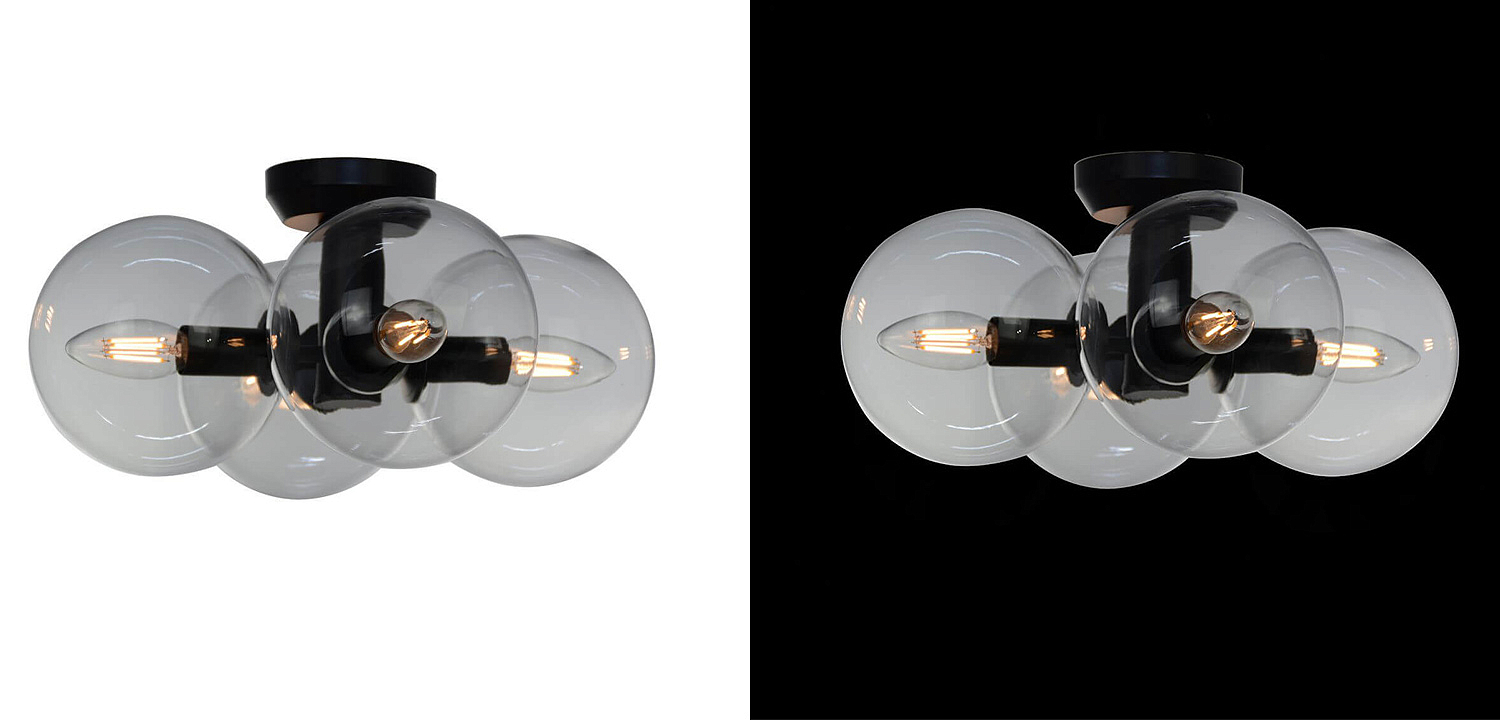 Потолочный светильник Modo 4 Globes Ceiling Lamp 30 Потолочный светильник Modo 4 Globes Ceiling Lamp 30 - Loft-Concept в Барнауле