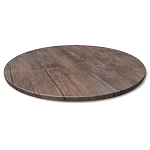 Стол журнальный c коричневой круглой столешницей на четырех металлических ножках Charm Coffee Table варинант исполнения - 2 | Loft Concept в Барнауле