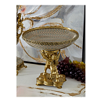 Чаша фарфоровая на двух бронзовых ангелах Eden Garden варинант исполнения - 3 | Loft Concept в Барнауле