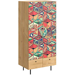 Шкаф с принтом Dominoes варинант исполнения - 1 | Loft Concept в Барнауле