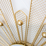 Часы настенные из металла в виде солнца с белым циферблатом Mirror Tower Clock варинант исполнения - 2 | Loft Concept в Барнауле