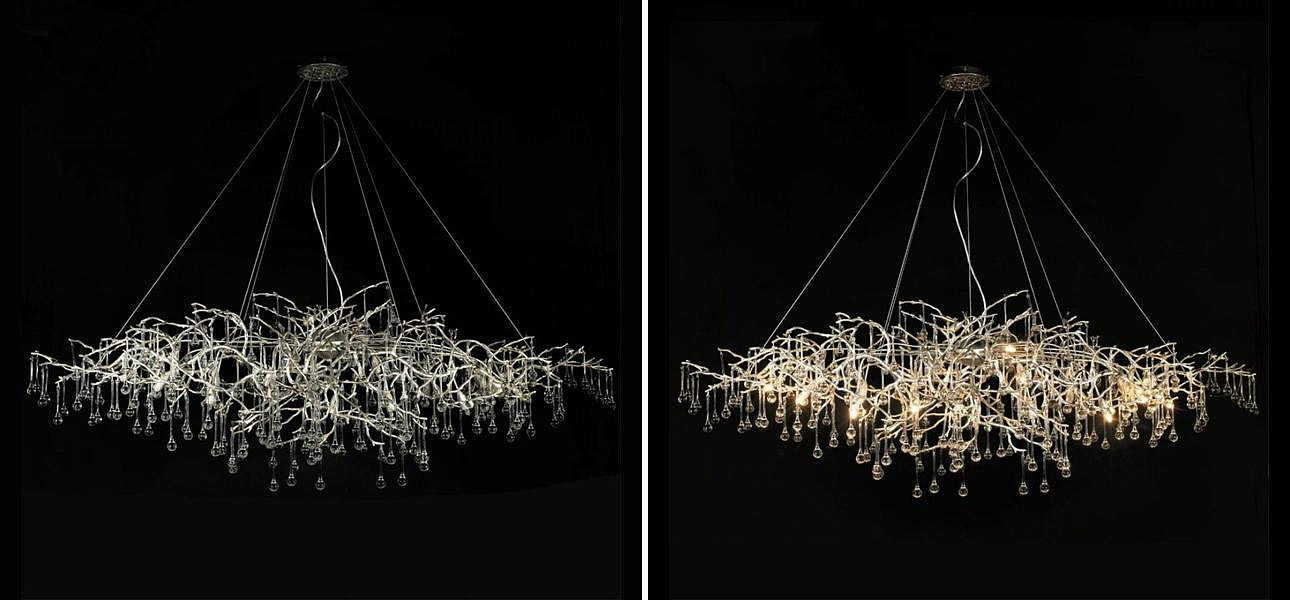 Люстра Crystal Drops bright Silver Люстра Crystal Drops bright Silver - Loft-Concept в Барнауле