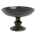 Фруктовница большая из натурального камня Змеевик Шабровский Natural Stone Fruit Bowls варинант исполнения - 1 | Loft Concept в Барнауле