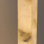 Торшер геометрический с тремя мраморными плафонами Marble Tripod варинант исполнения - 10 | Loft Concept в Барнауле