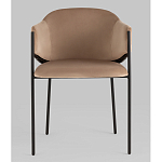 Стул Brace велюр капучино варинант исполнения - 4 | Loft Concept в Барнауле