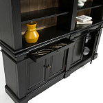 Витрина из массива сосны Sterling Showcase Black варинант исполнения - 5 | Loft Concept в Барнауле