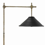 Торшер с черным абажуром в форме конуса Сoncord варинант исполнения - 1 | Loft Concept в Барнауле