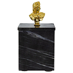 Мраморная шкатулка с бюстом из металла KELLY WEARSTLER варинант исполнения - 2 | Loft Concept в Барнауле