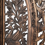 Ширма с  орнаментом ручная резьба Indian Antique Furniture варинант исполнения - 4 | Loft Concept в Барнауле