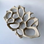 Блюдо «Бежевый коралл» варинант исполнения - 2 | Loft Concept в Барнауле