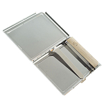 Портсигар на 10 сигарет с газовой зажигалкой из натурального камня Авантюрин Stone Cigarettes Cases варинант исполнения - 3 | Loft Concept в Барнауле