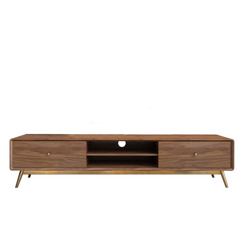 Тв-тумба Walnut tv Орех Глянцевое золото Тв-тумба Walnut tv Орех Глянцевое золото в Барнауле | Loft Concept