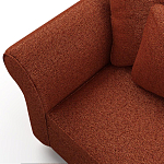 Мебельная ткань Шенилл терракотовый цвет 138 см T4-44 варинант исполнения - 3 | Loft Concept в Барнауле