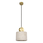 Подвесной светильник с круглым мраморным плафоном Marble square варинант исполнения - 1 | Loft Concept в Барнауле