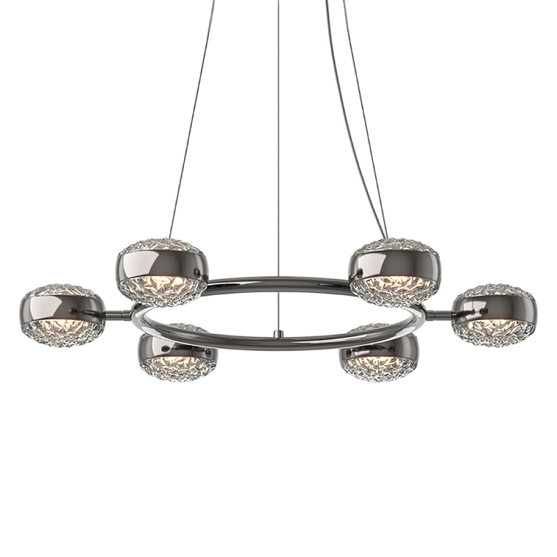 Люстра подвесная Mind 3000К 60Вт Черный Серый Латунь в Барнауле | Loft Concept 