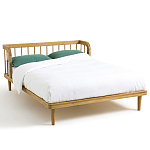 Кровать из массива дуба с пружинным блоком Mateta варинант исполнения - 1 | Loft Concept в Барнауле