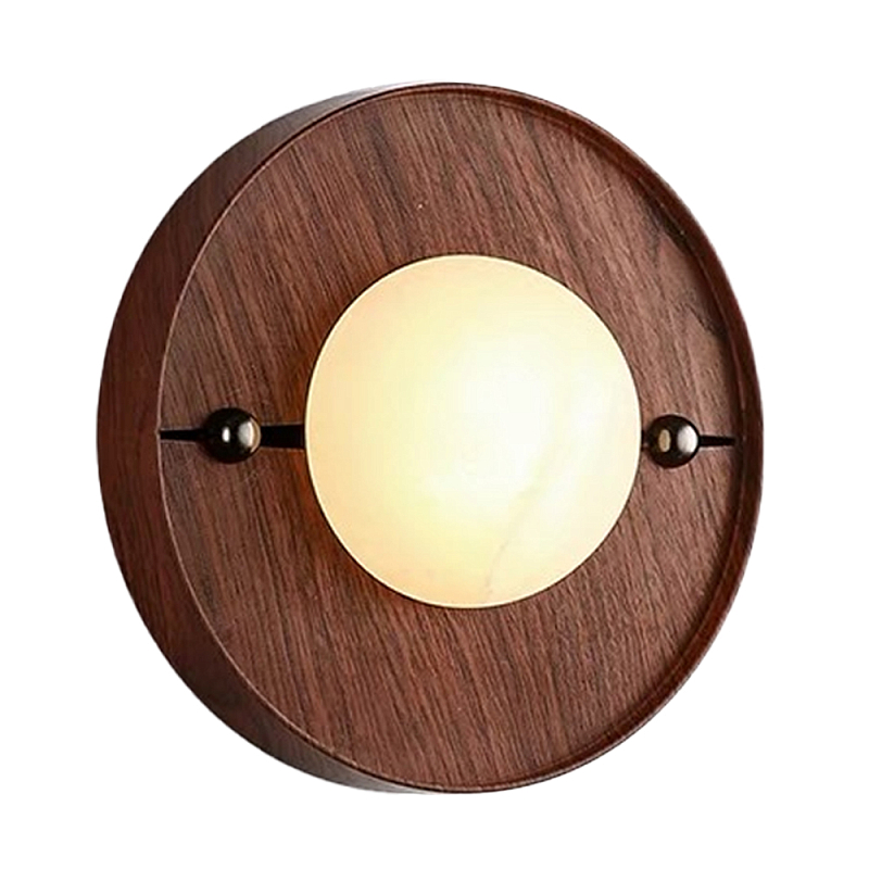 Бра потолочный кругый Ceiling Wooden Lamp Коричневый Бра потолочный кругый Ceiling Wooden Lamp Коричневый в Барнауле | Loft Concept