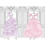 Megan Hess. Elegance варинант исполнения - 2 | Loft Concept в Барнауле