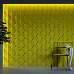 Гипсовая 3D Панель DRAGON SCALE - B варинант исполнения - 2 | Loft Concept в Барнауле