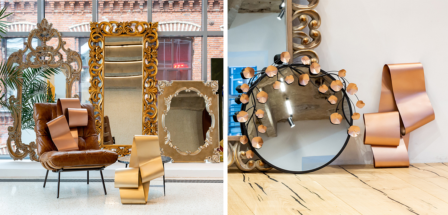 Аксессуар на стену Yvonne pink gold Аксессуар на стену Yvonne pink gold - Loft-Concept в Барнауле