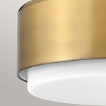 Потолочный светильник круглой формы с белым матовым плафоном Hinkley варинант исполнения - 2 | Loft Concept в Барнауле