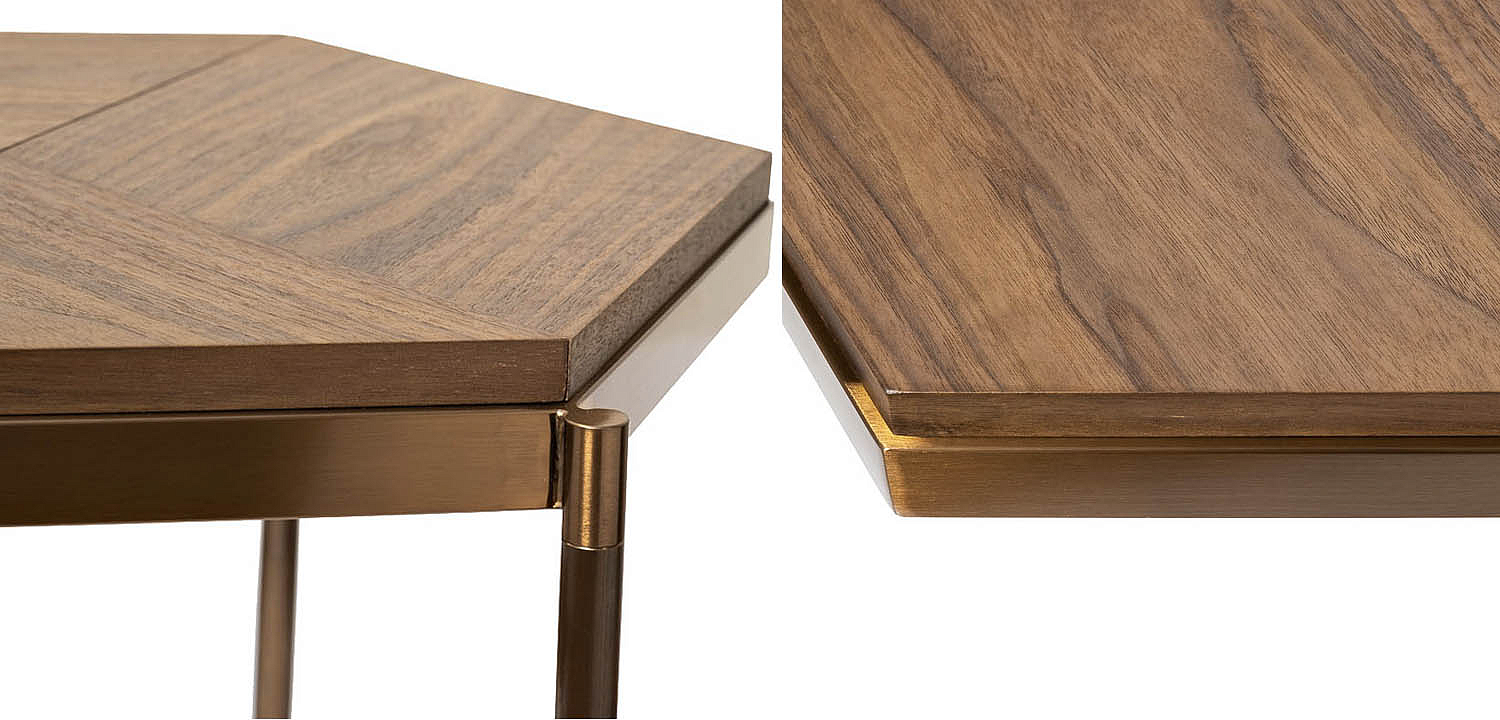 Приставной стол Hexagonal Side Table Приставной стол Hexagonal Side Table - Loft-Concept в Барнауле