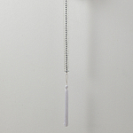 Бра с белым текстильным абажуром и хрустальными подвесками с декоративной кисточкой Lustre Reverie варинант исполнения - 5 | Loft Concept в Барнауле