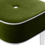 Квадратный мягкий пуф на белых ножках Winton Pouf Square варинант исполнения - 2 | Loft Concept в Барнауле