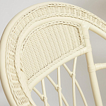 Комплект уличной мебели из ротанга Clara белый варинант исполнения - 3 | Loft Concept в Барнауле