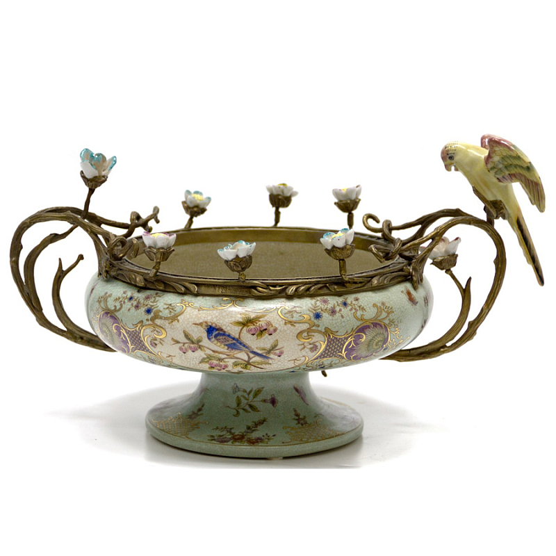 Чаша Bowl Forget-me-not Голубой пастельный Бронза Чаша Bowl Forget-me-not Голубой пастельный Бронза в Барнауле | Loft Concept