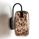 Бра с плафоном из янтарного стекла Amber Olmos Wall Lamp варинант исполнения - 2 | Loft Concept в Барнауле