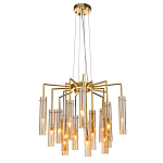 Люстра со стеклянными цилиндрическими плафонами Luminous Cylinders Amber варинант исполнения - 2 | Loft Concept в Барнауле