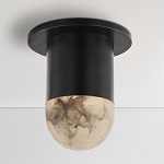 Потолочный светильник светодиодный с плафоном из натурального камня Purgatory варинант исполнения - 1 | Loft Concept в Барнауле