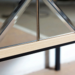 Шкаф с 2-мя зеркальными дверцами Serena Mirror Cabinet варинант исполнения - 5 | Loft Concept в Барнауле