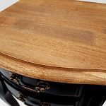 Тумба прикроватная из массива березы с 2-мя ящиками в стиле прованс Vintage варинант исполнения - 6 | Loft Concept в Барнауле